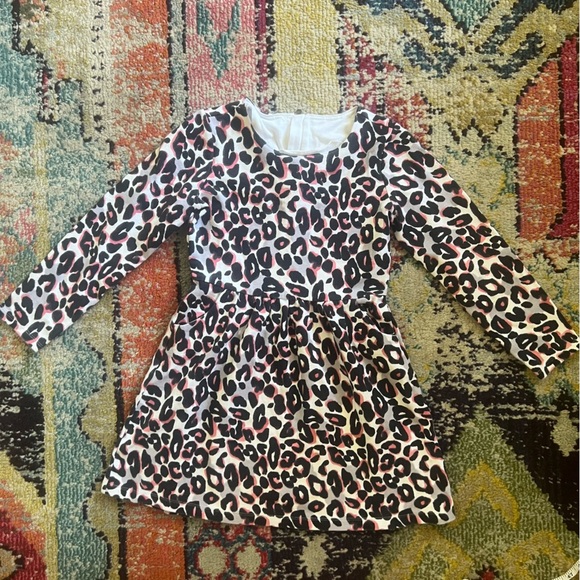 Gymboree Girls Kitty in Pink Leopard Print Dress - Size 10 - Picture 1 of 6